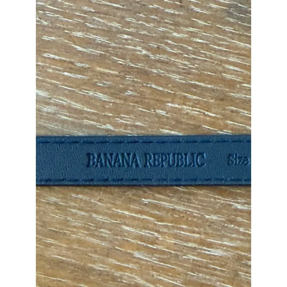 BANANA REPUBLIC solid  Navy Skinny Belt Women size M